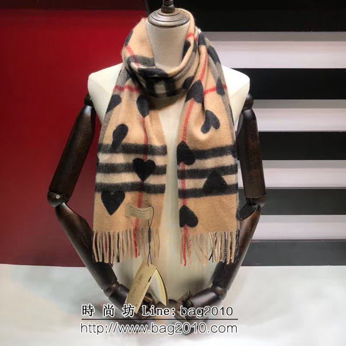 BURBERRY巴寶莉 B家原單經典爆款 桃心雙面羊絨圍巾 親子款 LLWJ6071